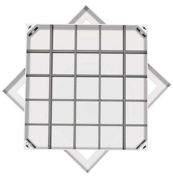 象山不锈钢方井展示